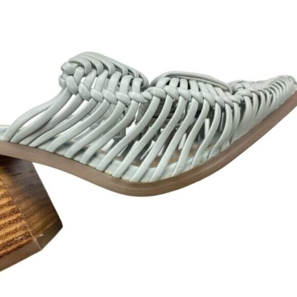 CROWN & IVY Piper Huarache Heel Mules Sz 8 - Picture 8 of 10